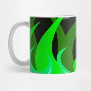 Green Flames Mug